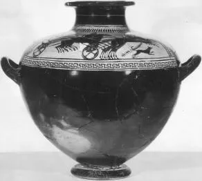 HYDRIA (ATHENIAN, BLACK-FIGURE)