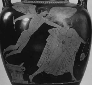 AMPHORA, NECK (ATHENIAN, RED-FIGURE)