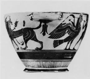 SKYPHOS (CORINTHIAN, BLACK-FIGURE)