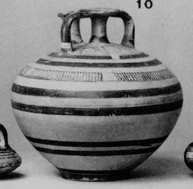 STIRRUP JAR (MYCENEAN)