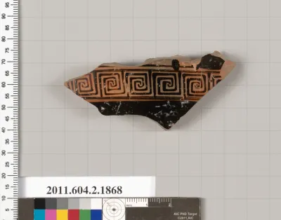 Terracotta fragment of a skyphos (deep drinking cup)