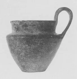 KYATHOS (ETRUSCAN, BUCCHERO)