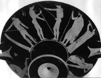 CUP B (ATHENIAN, RED-FIGURE)