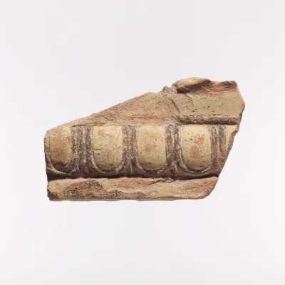 Fragment of a terracotta architectural tile