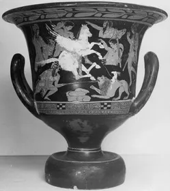KRATER, CALYX (ATHENIAN, RED-FIGURE)