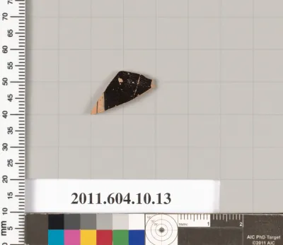 Terracotta fragment of a kylix (drinking cup)