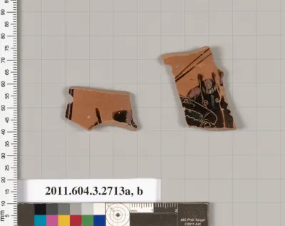 Terracotta fragments of an olpe (jug)