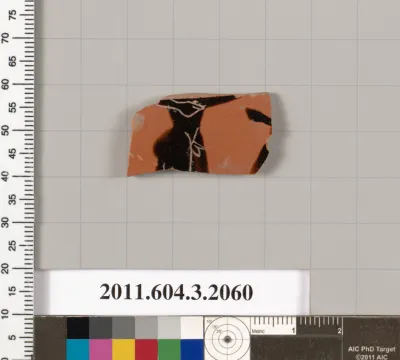 Terracotta fragment of a kylix (drinking cup)