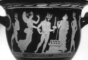 KRATER, BELL (ATHENIAN, RED-FIGURE)