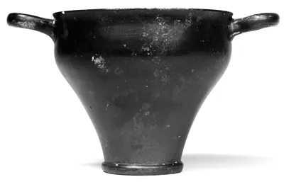 Campanian Black Glazed Skyphos