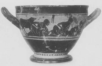 SKYPHOS (ATHENIAN, BLACK-FIGURE)