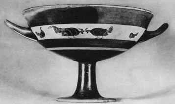 CUP, LITTLE MASTER BAND (ATHENIAN, BLACK-FIGURE)