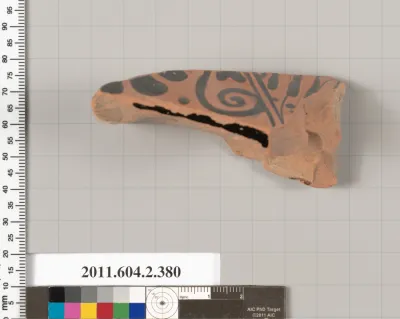 Terracotta fragment of a column-krater (bowl for mixing wine and water)