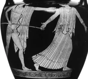 AMPHORA, NECK (ATHENIAN, RED-FIGURE)