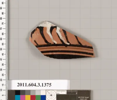 Terracotta fragment of a skyphos (deep drinking cup)