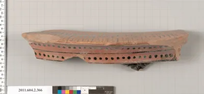 Terracotta fragment of a column-krater (bowl for mixing wine and water)