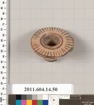 Terracotta fragment of an alabastron?