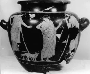STAMNOS (ATHENIAN, RED-FIGURE)