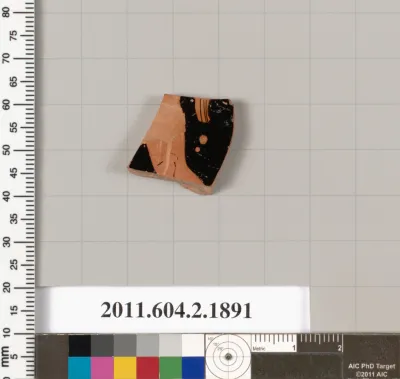 Terracotta fragment of a skyphos (deep drinking cup)