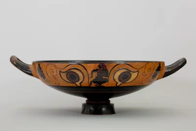 Terracotta kylix (drinking cup)