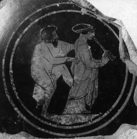 CUP, STEMLESS (ATHENIAN, RED-FIGURE)