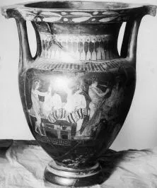 KRATER, COLUMN (ATHENIAN, RED-FIGURE)