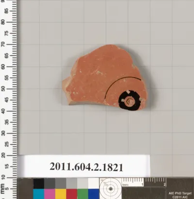 Terracotta fragment of a skyphos (deep drinking cup)