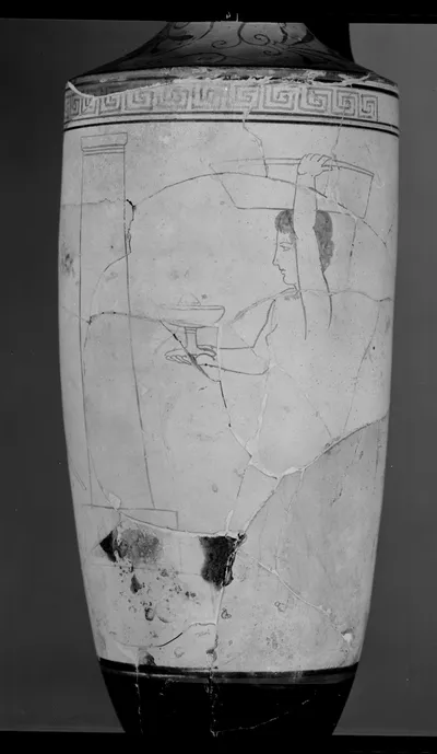 Attische, weißgrundige Lekythos