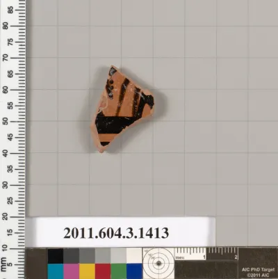 Terracotta fragment of a skyphos (deep drinking cup)