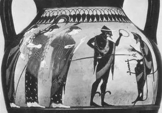 AMPHORA, BELLY, TYPE B (ATHENIAN, BLACK-FIGURE)