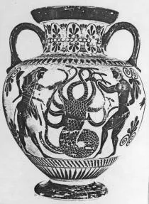 AMPHORA, NECK (ATHENIAN, BLACK-FIGURE)