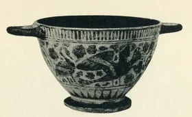 SKYPHOS (CORINTHIAN, BLACK-FIGURE)