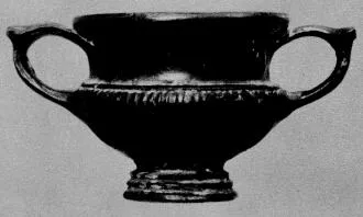 KANTHAROS (BOEOTIAN, BLACK GLAZE)