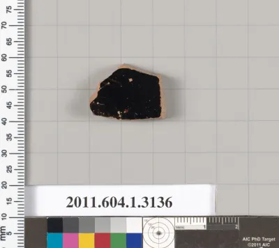 Terracotta fragment of a kylix (drinking cup)