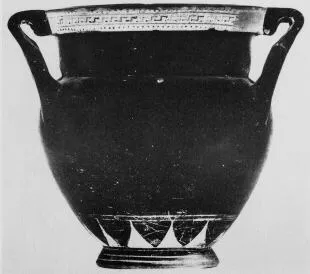 KRATER (LACONIAN, BLACK GLAZE)