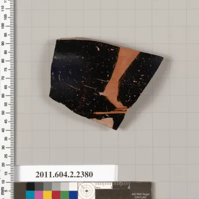 Terracotta fragment of an oinochoe: chous (jug)?