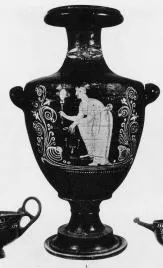 HYDRIA (SOUTH ITALIAN, GNATHIAN, BLACK GLAZE)
