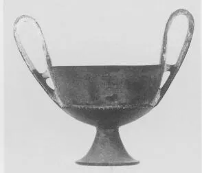 KANTHAROS (ETRUSCAN, BUCCHERO)