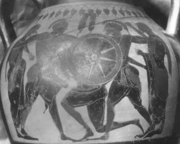 AMPHORA, BELLY, TYPE B (ATHENIAN, BLACK-FIGURE)