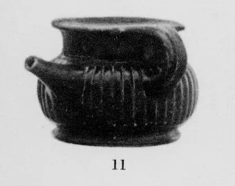 FEEDER (CALENIAN, BLACK GLAZE)