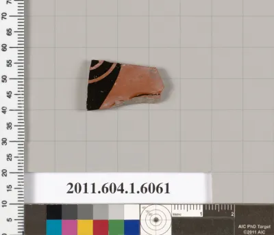 Terracotta fragment of a kylix (drinking cup)