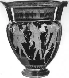 KRATER, COLUMN (ATHENIAN, RED-FIGURE)