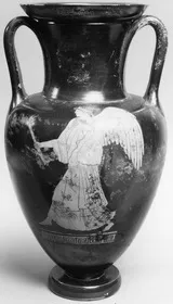 AMPHORA, NECK (ATHENIAN, RED-FIGURE)
