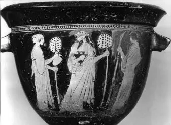 KRATER, BELL (ATHENIAN, RED-FIGURE)