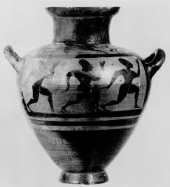 HYDRIA (ETRUSCAN, BLACK-FIGURE)