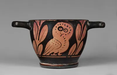 Lucanian Owl Skyphos
