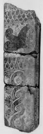 SARCOPHAGUS, FRAGMENT (EAST GREEK, CLAZOMENIAN, BLACK-FIGURE)