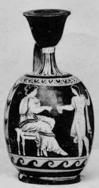 LEKYTHOS, SQUAT (SOUTH ITALIAN, CAMPANIAN, RED-FIGURE)