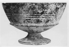 CHALICE (ETRUSCAN, BUCCHERO)