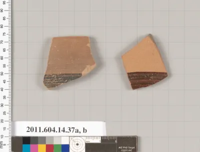 Terracotta fragments of closed shapes